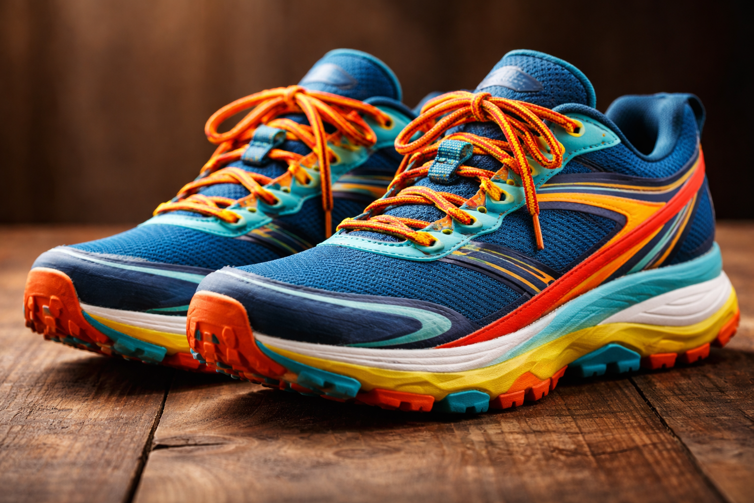 Kosu ayakkabilari yakindan gorunus